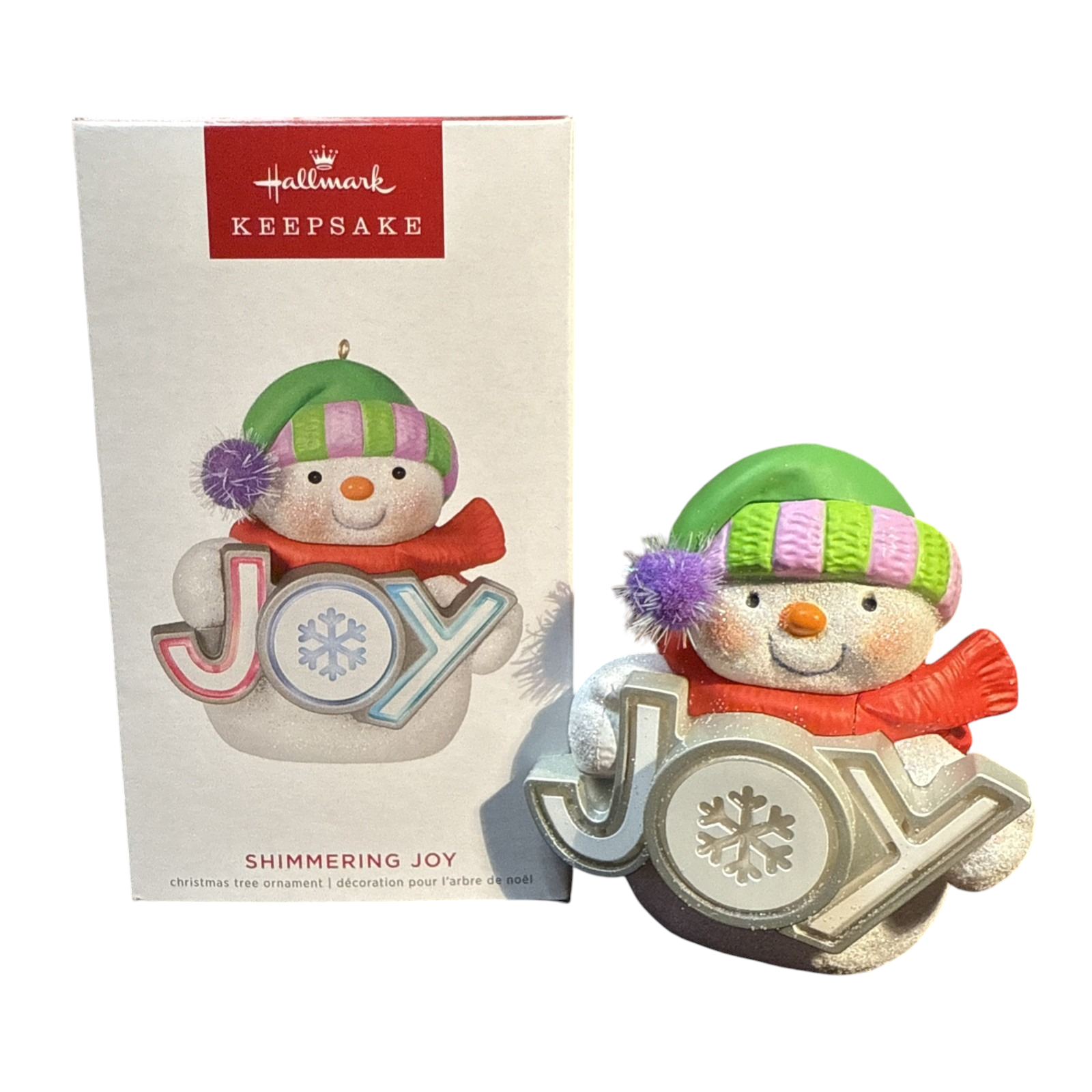 2022 Shimmering Joy Hallmark Ornament (Snowmen) QGO2453