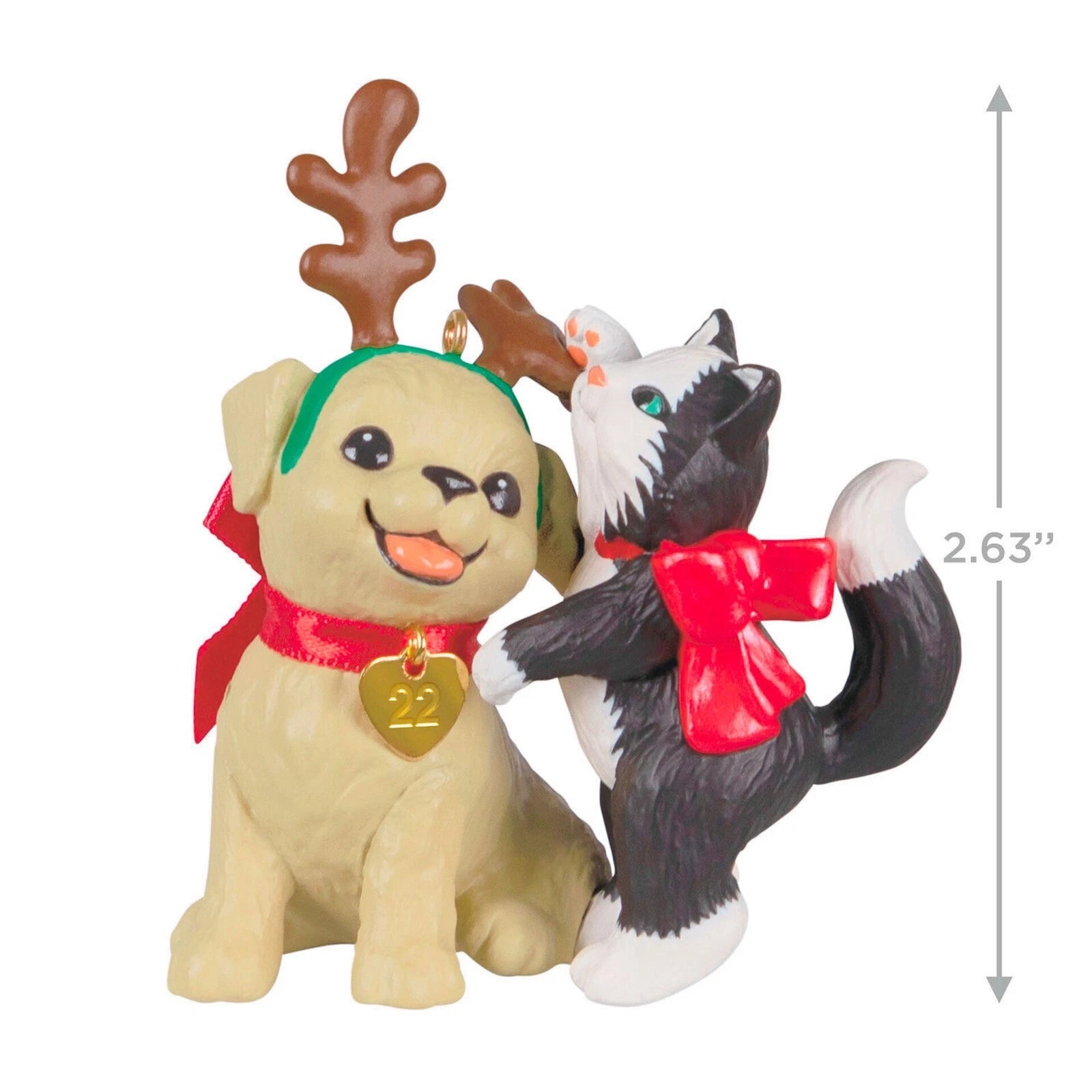 2022 Spruced-Up Pets Hallmark Ornament (Kitten) QXE3293