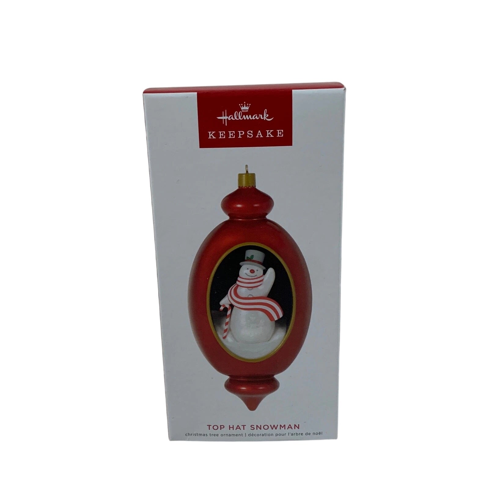 2022 Top Hat Snowman Hallmark Ornament (Inside Story) VIP2003