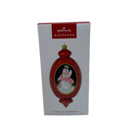 2022 Top Hat Snowman Hallmark Ornament (Inside Story) VIP2003