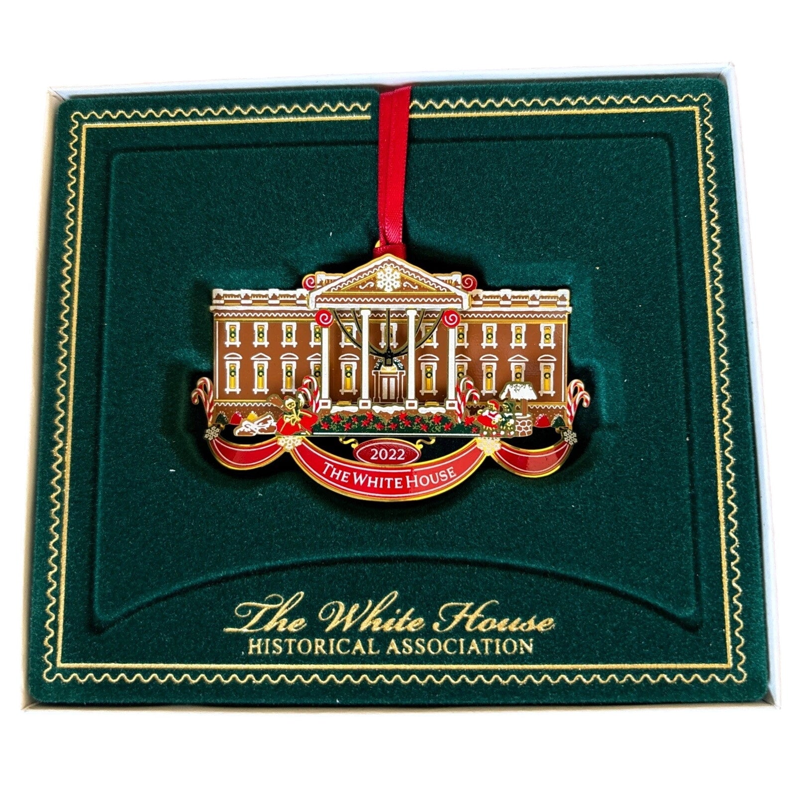 2022 White House Christmas Ornament: Gingerbread House Tradition