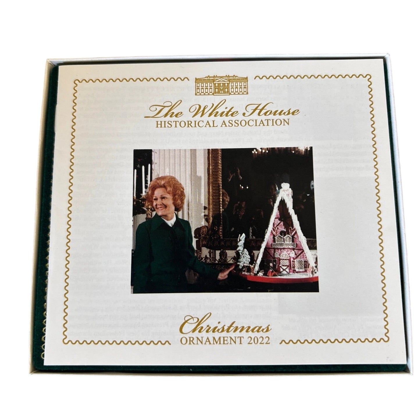 2022 White House Christmas Ornament: Gingerbread House Tradition