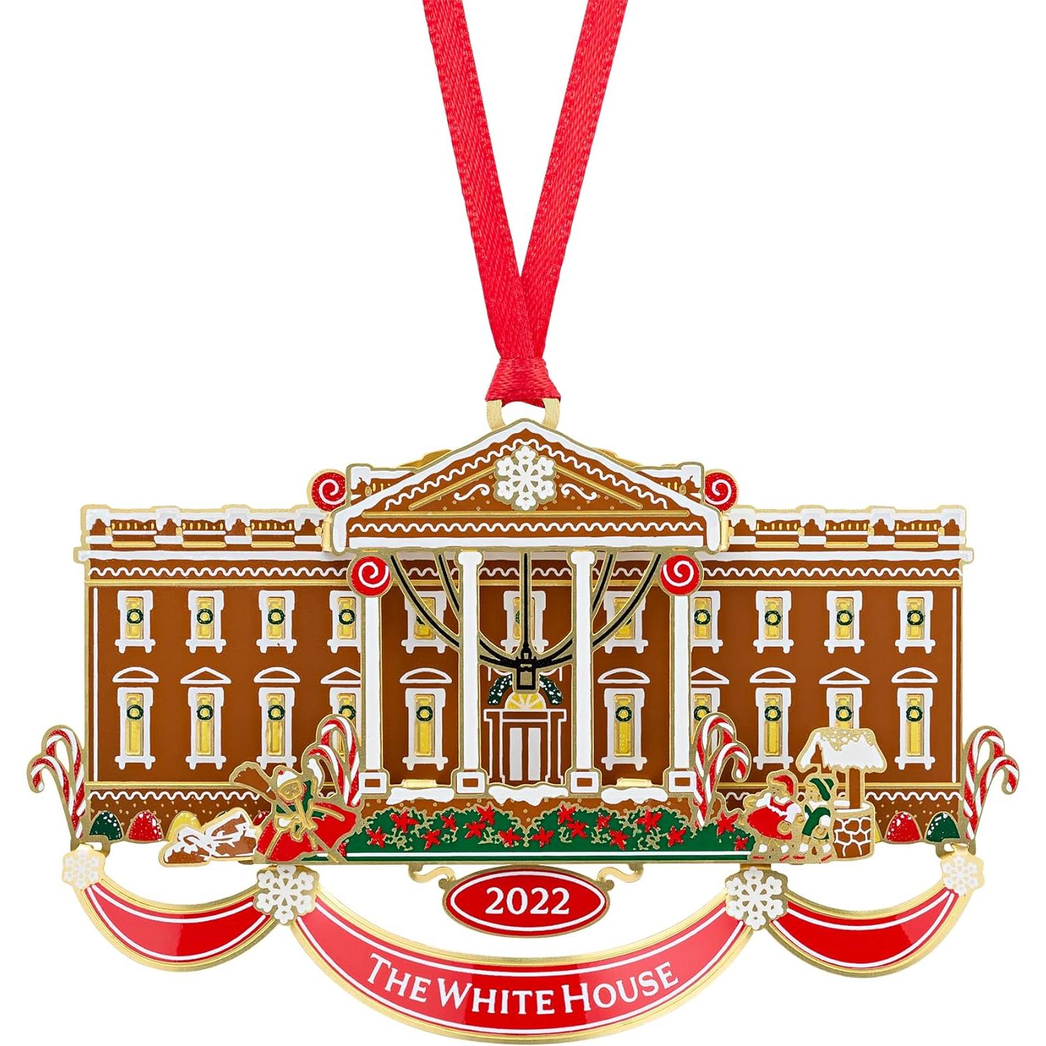 2022 White House Christmas Ornament (White House) Image1