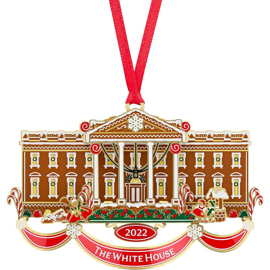 2022 White House Christmas Ornament (White House) Image1