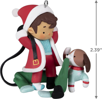 2022 Young Santa Hallmark Ornament (Young Santa) QXR9246