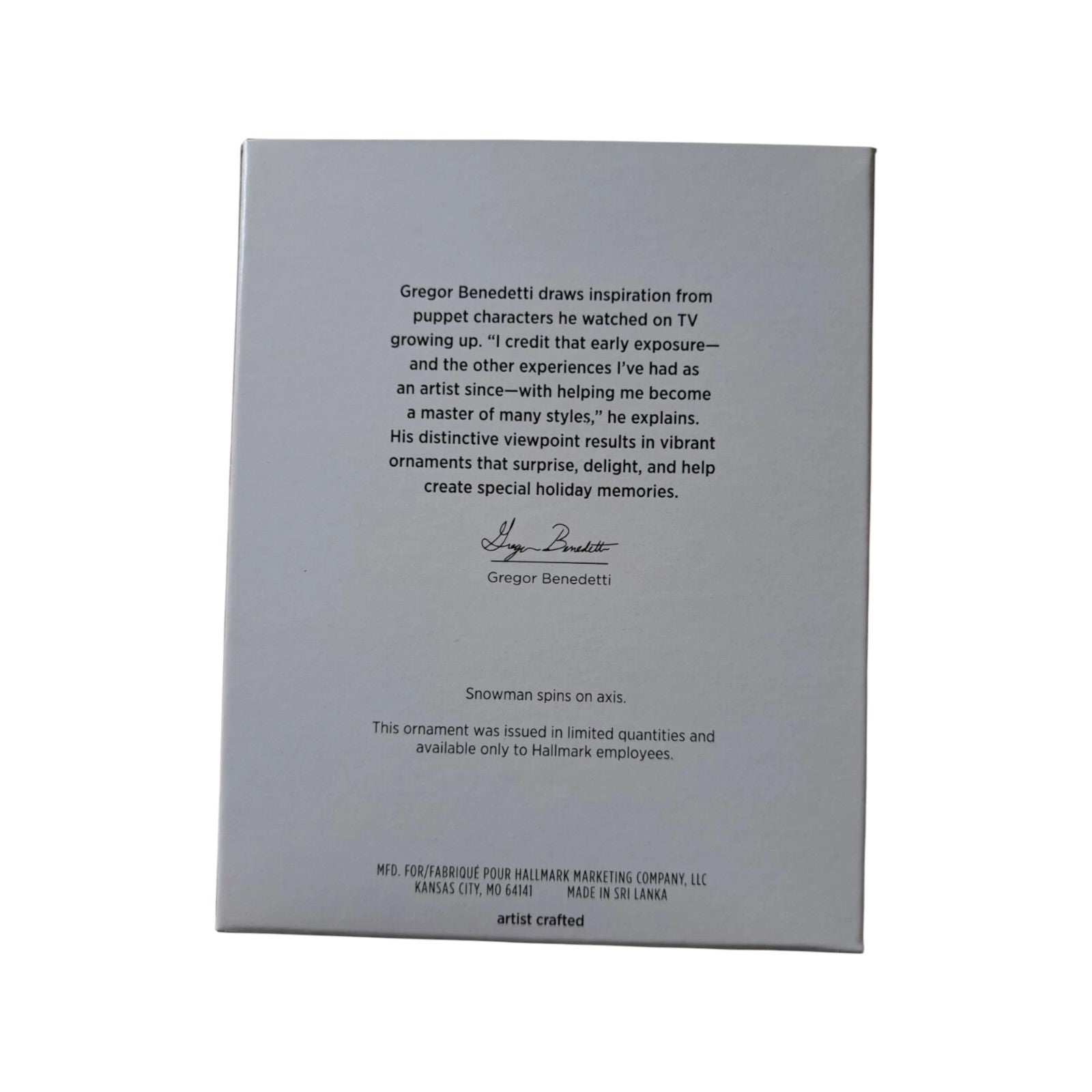 2022 A Heartfelt Thank You Hallmark Ornament (Hallmark Employee Gift) LPR3673