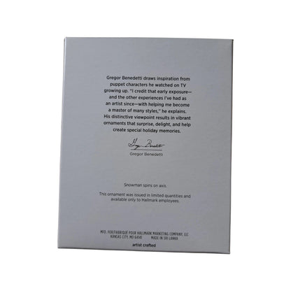 2022 A Heartfelt Thank You Hallmark Ornament (Hallmark Employee Gift) LPR3673