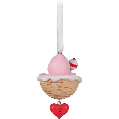 2022 Baby Girl's First Christmas Hallmark Ornament (Baby's First Christmas) QGO2283