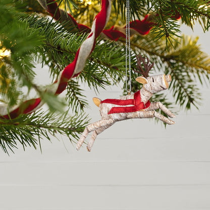 2022 Birch Reindeer Hallmark Ornament (Birch) QGO2586