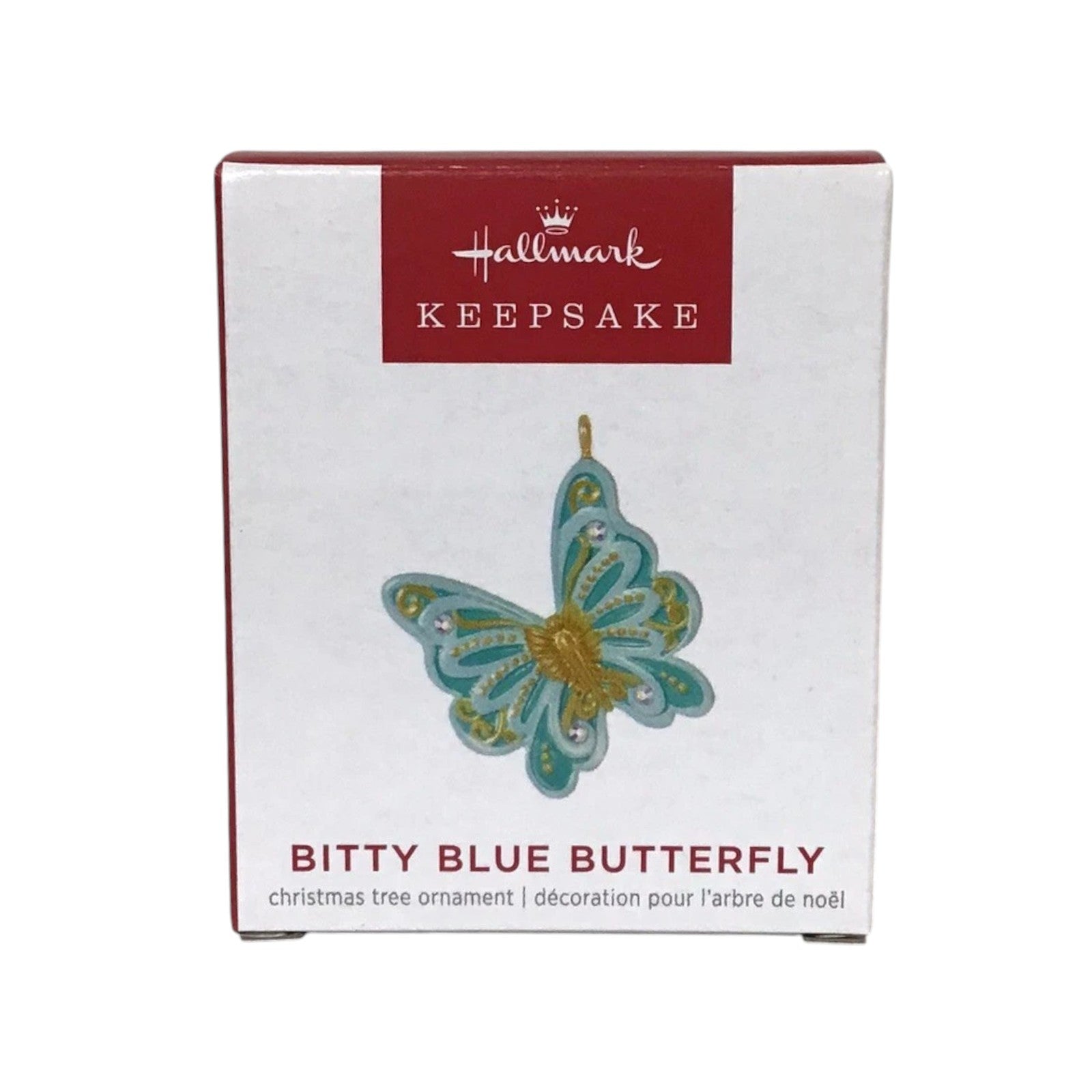 2022 Bitty Blue Butterfly Hallmark Ornament (Bitty Butterfly) QXM9126 Image2