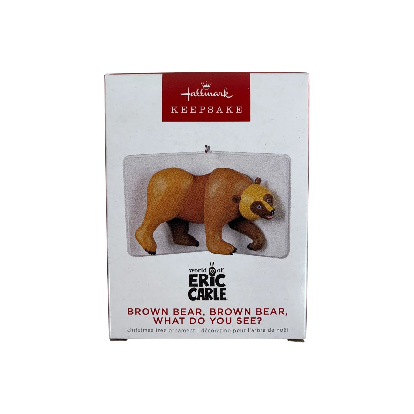 2022 Brown Bear, Brown Bear, What do you see? - World of Eric Carle Hallmark Ornament (Story Book) QXI7313 Image2