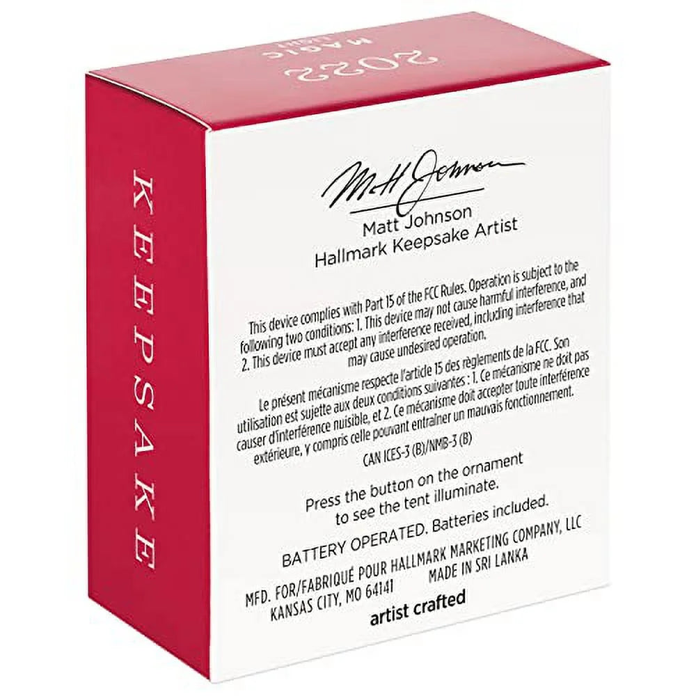 2022 Camping With Santa Hallmark Ornament (Camping) QXM9166