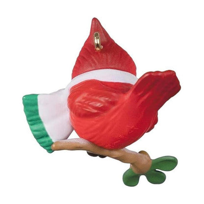 2022 Cozy Lil' Critters #4 — Cardinal Hallmark Ornament (Cozy Lil' Critters) QXM9106 Image4