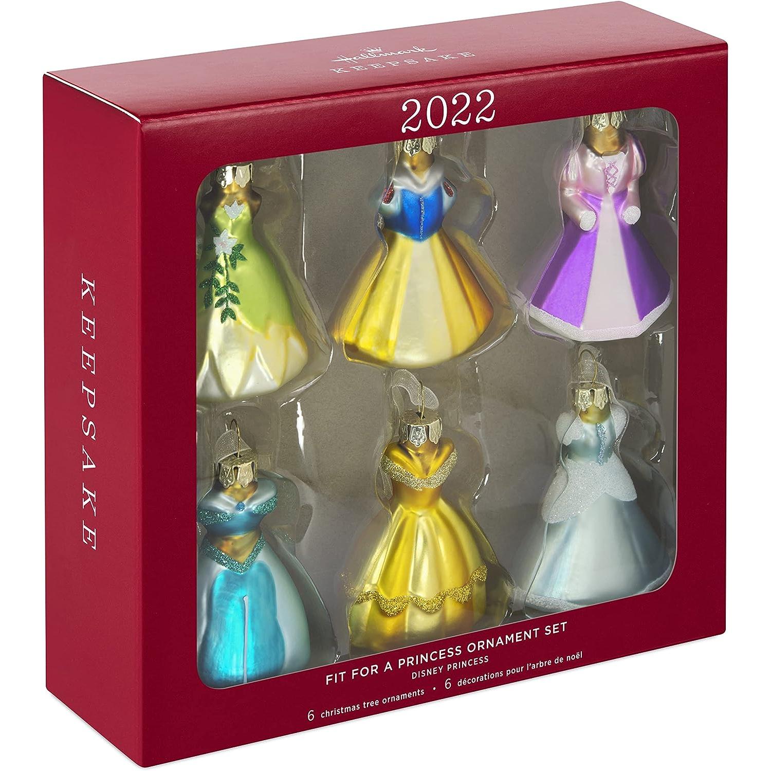 QSB6132 2022 Fit For A Princess Ornament Set (Disney Princess) Image3