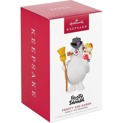 2022 Frosty and Karen Hallmark Ornament (Frosty the Snowman) QXI7103