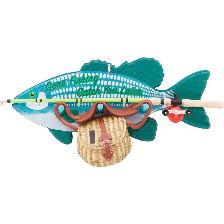 2022 Gone Fishing Hallmark Ornament (Fishing) QGO3706