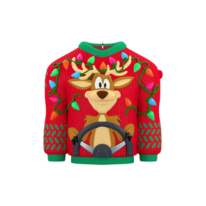 2022 Grandma Got Run Over by a Reindeer Hallmark Ornament (Reindeer) QGO2436