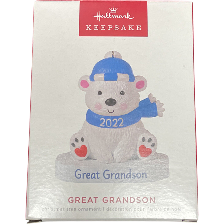 2022 Great GrandSon Hallmark Ornament (Family) QGO2346