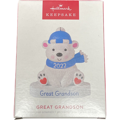 2022 Great GrandSon Hallmark Ornament (Family) QGO2346