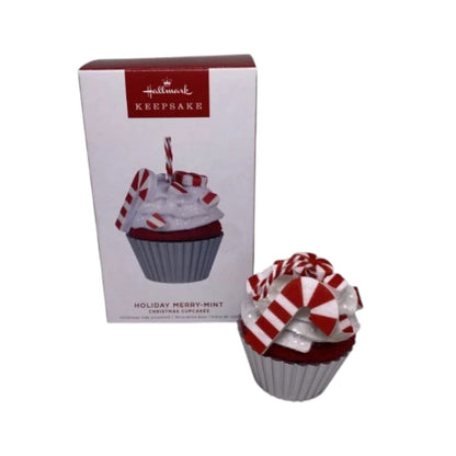 2022 Holiday Merry‑Mint Hallmark Ornament (Christmas Cupcakes) QXR9013 Image3