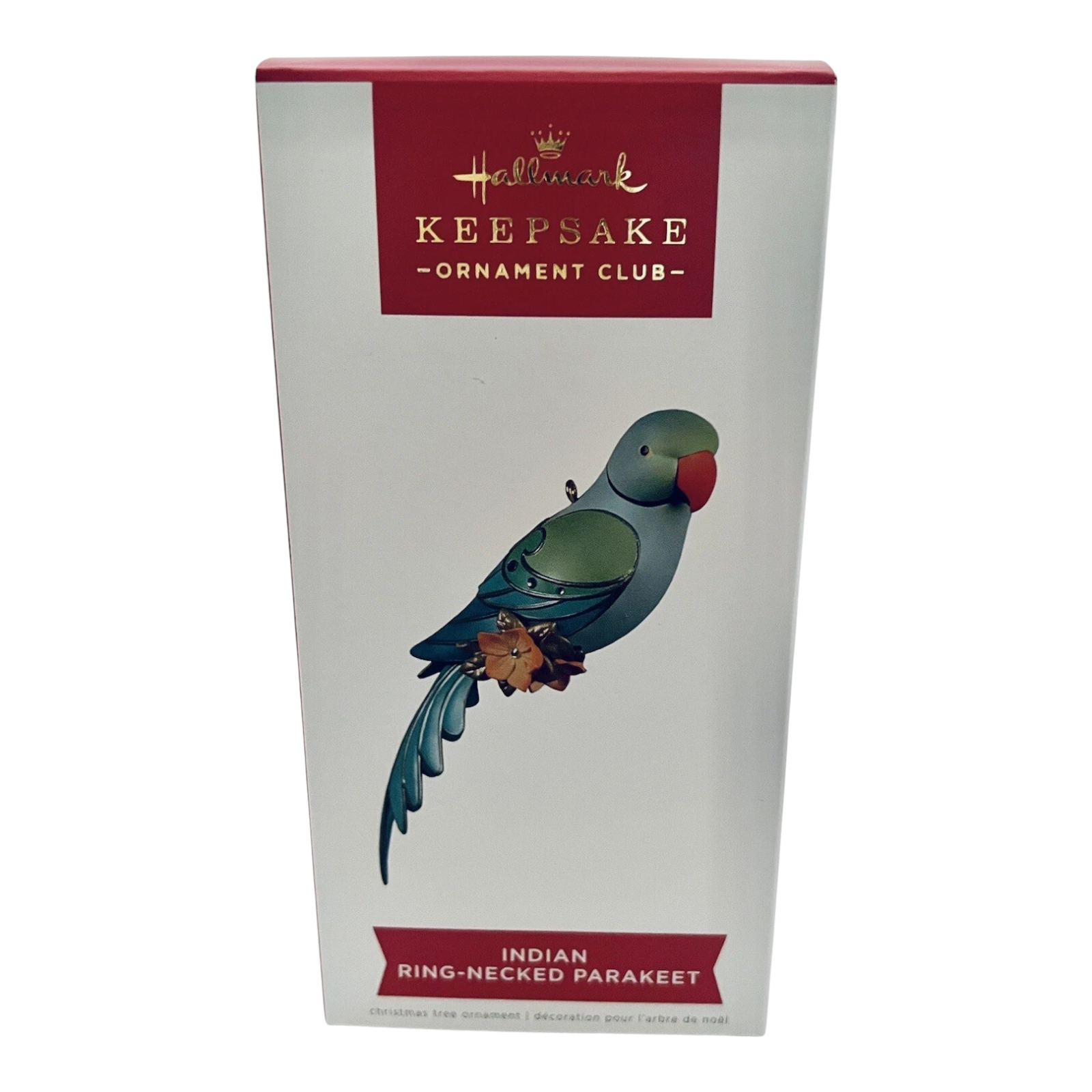 2022 Indian Ring-Necked Parakeet Hallmark Ornament (Beauty of Birds) QXC5561