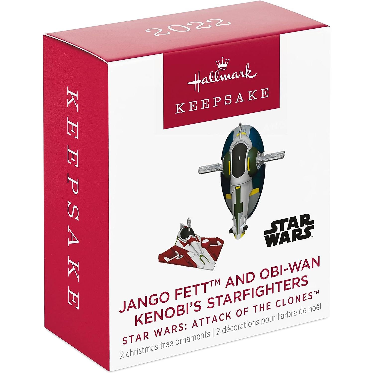 QXM9356 2022 Jango Fett and Obi-Wan Kenobi's Starfighters (Star Wars: Attack of the Clones) Image4