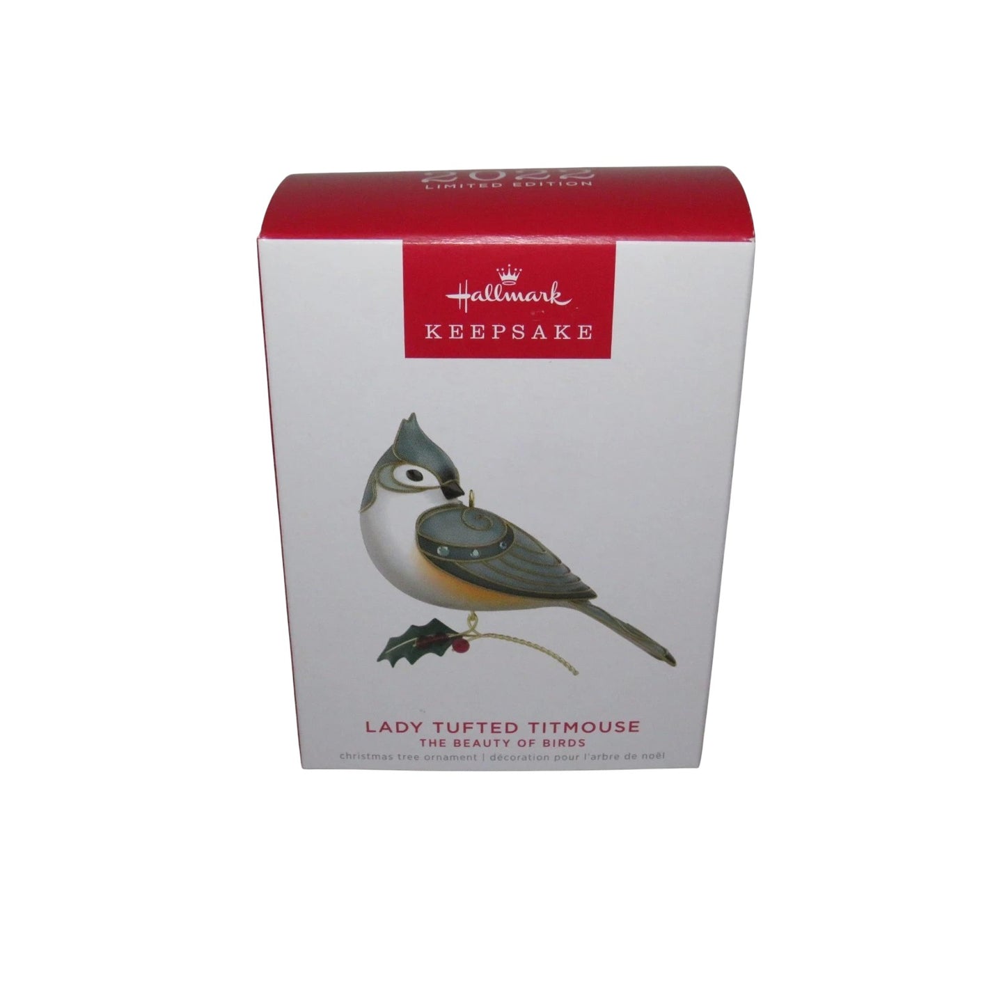 2022 Lady Tufted Titmouse Hallmark Ornament (Beauty of Birds) QXE3306