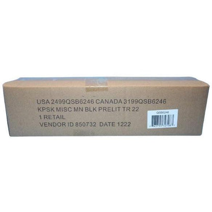 2022 Miniature Halloween Tree, Black Christmas Tree with Lights, 18.75" (Halloween)