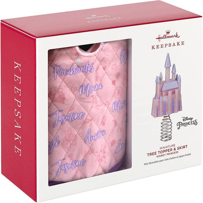 QSB6263 2022 Miniature Tree Topper & Skirt (Disney Princess) Image4