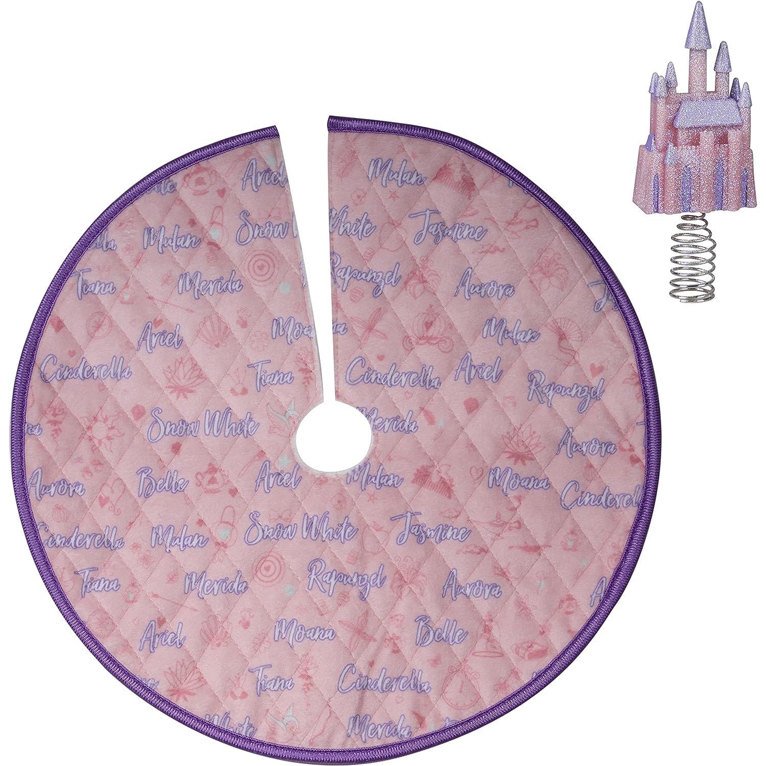 QSB6263 2022 Miniature Tree Topper & Skirt (Disney Princess) Image1