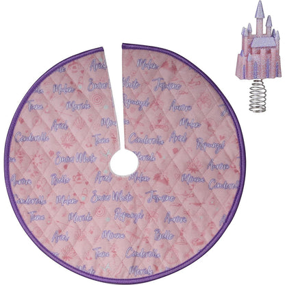 QSB6263 2022 Miniature Tree Topper & Skirt (Disney Princess) Image1