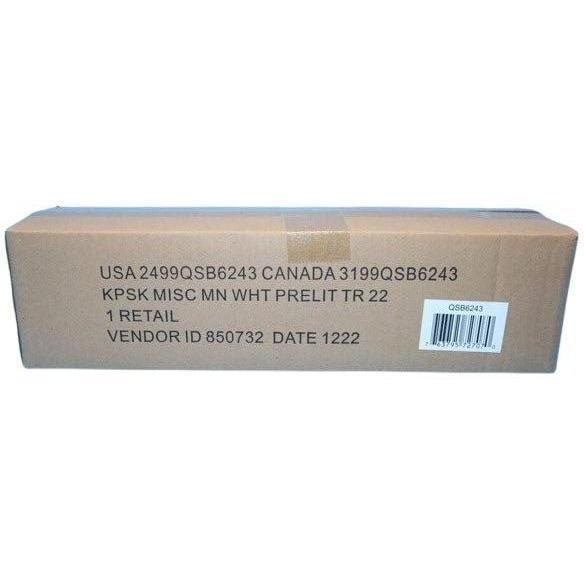 2022 Miniature White Pre-Lit Christmas Tree, 18.75" (Snowflake)