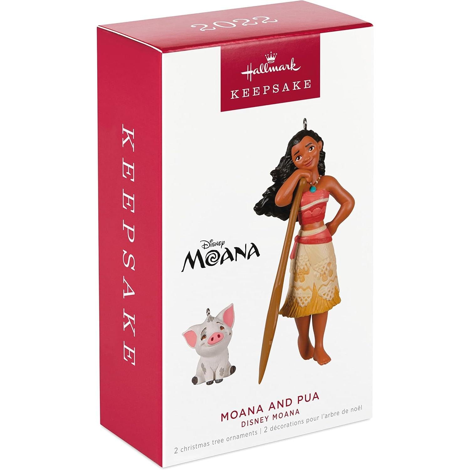 2022 Moana and Pua Hallmark Ornament (Moana) QXD6543