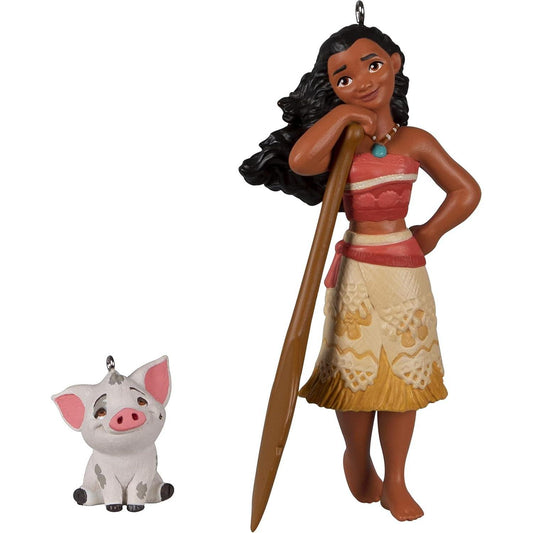 2022 Moana and Pua Hallmark Ornament (Moana) QXD6543