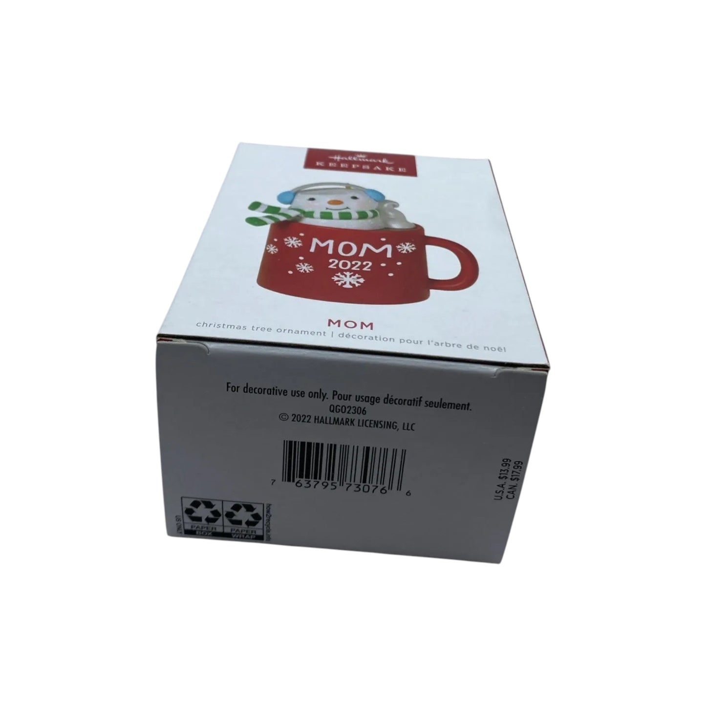 2022 Mom (Hot Cocoa Mug) Hallmark Ornament QGO2306 Image6