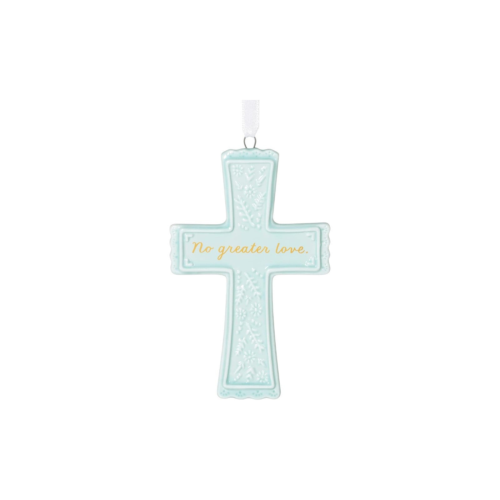 2022 No Greater Love Hallmark Ornament (Cross) QHX3023 Image1