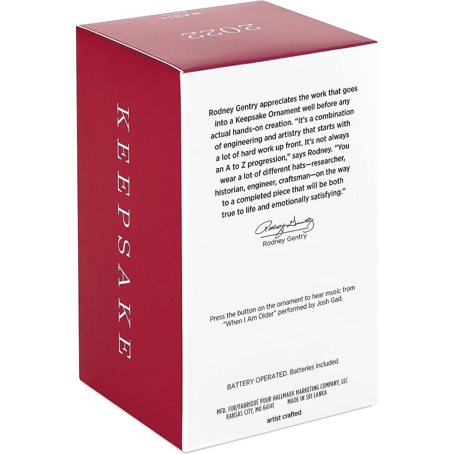 QXD6546 2022 Olaf and Gale (Disney Frozen II) Image4