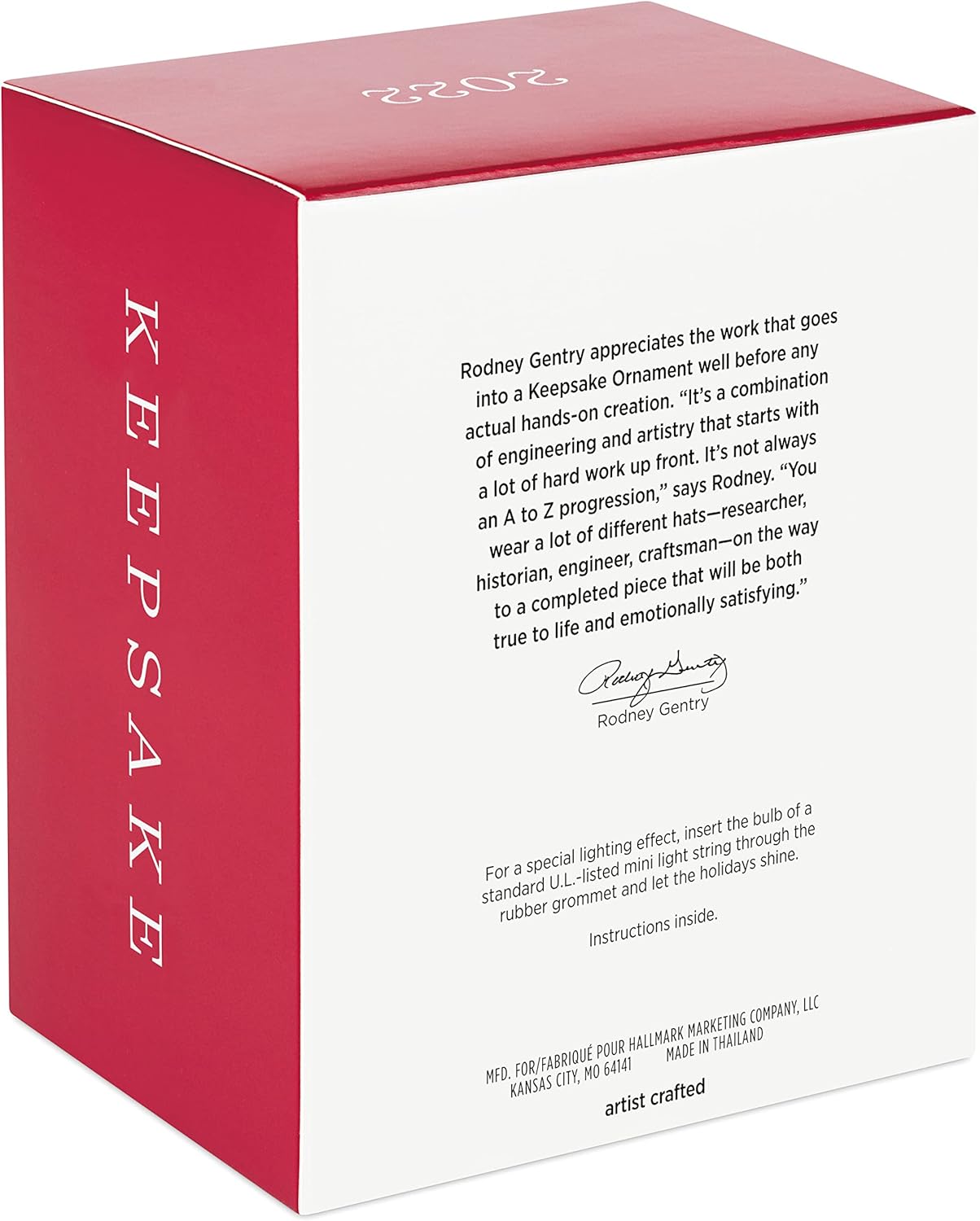 2022 Sanctuary of Peace Hallmark Ornament (Church) QGO2303