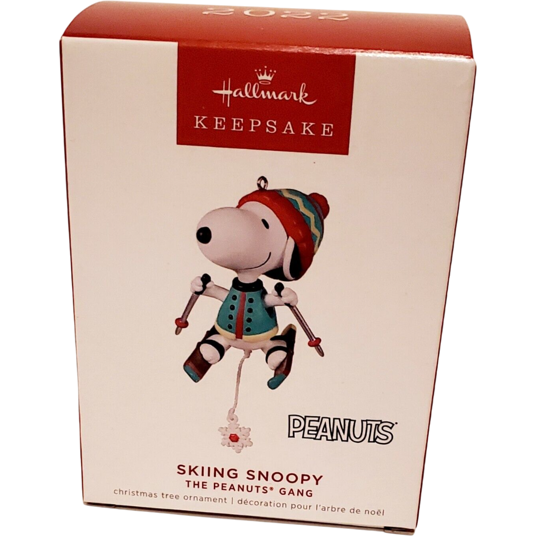 2022 Skiing Snoopy Hallmark Ornament (Peanuts) QXI7293