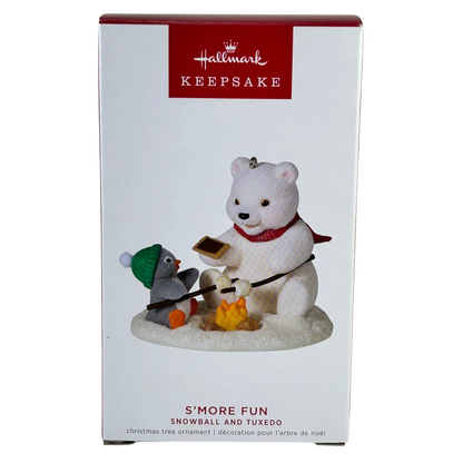 2022 S'More Fun Hallmark Ornament (Snowball and Tuxedo) QXR9056