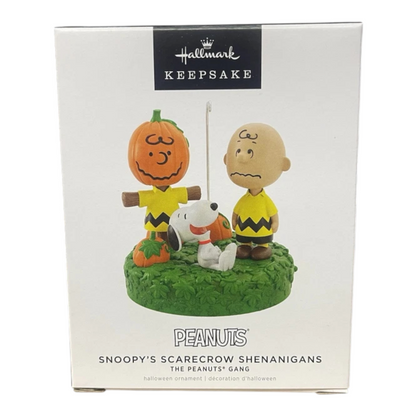 2022 Snoopy's Scarecrow Shenanigans Hallmark Ornament (Peanuts) QFO5326