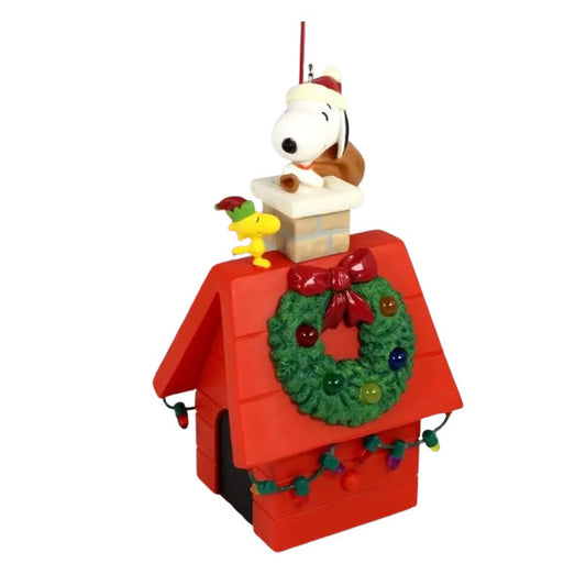 2022 Up on the Housetop Hallmark Ornament (Peanuts) QXI7806