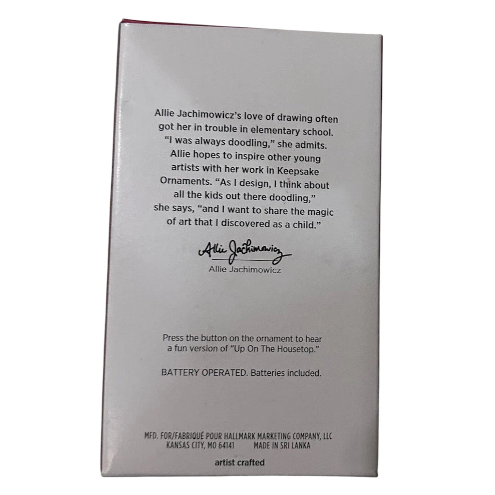 2022 Up On The Housetop Hallmark Ornament (Up On The Housetop) QGO2526