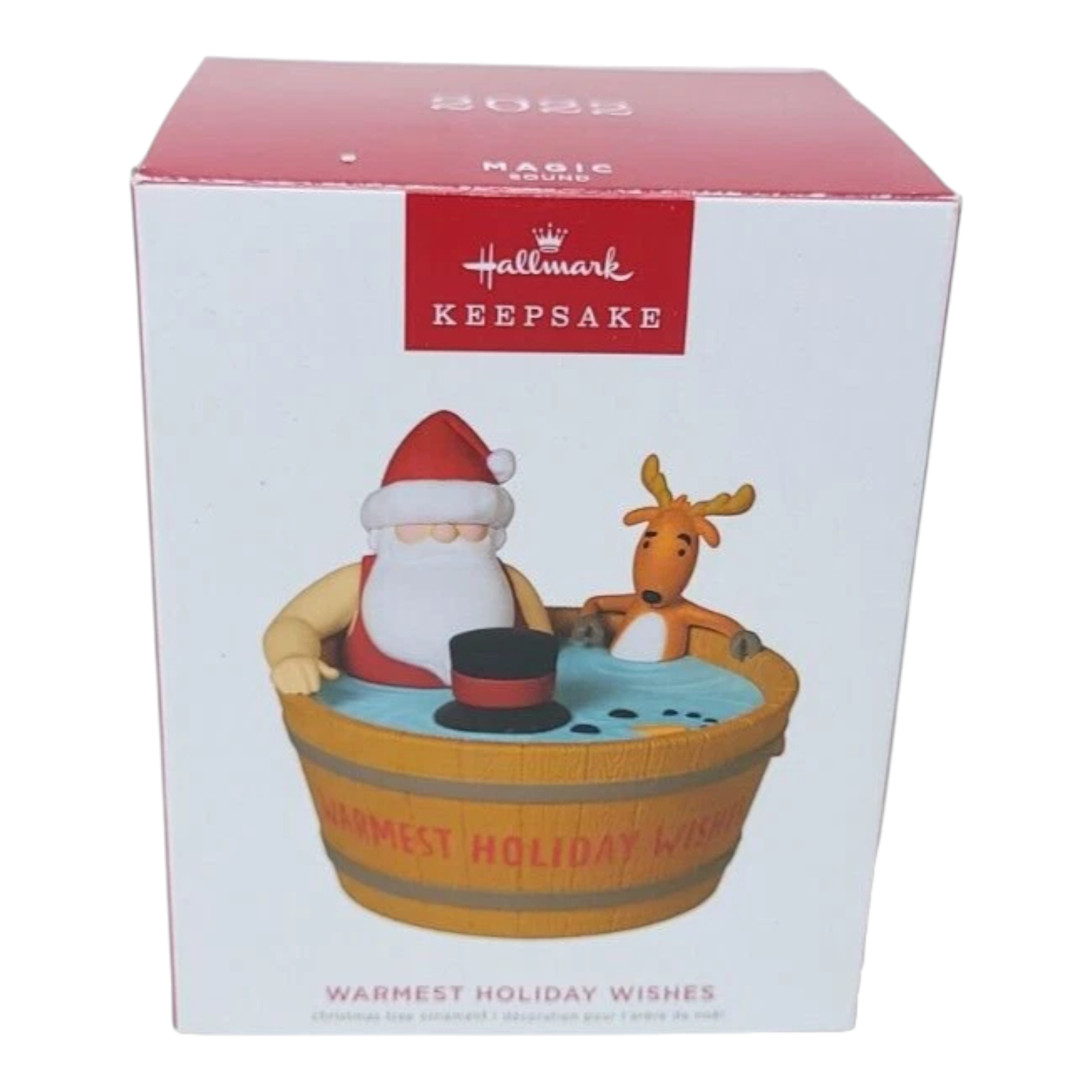 2022 Warmest Holiday Wishes Hallmark Ornament (Santa Claus) QGO2536