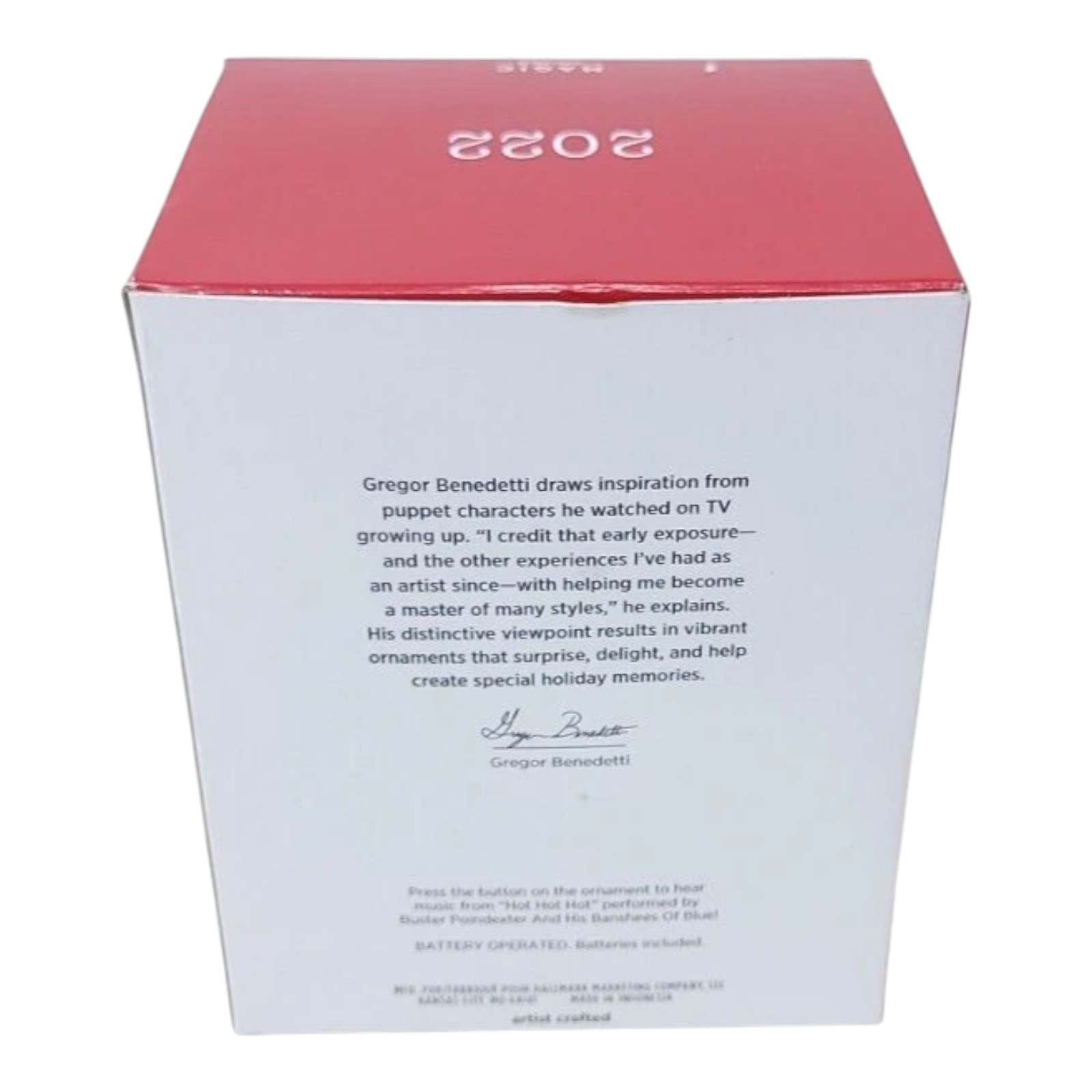 2022 Warmest Holiday Wishes Hallmark Ornament (Santa Claus) QGO2536