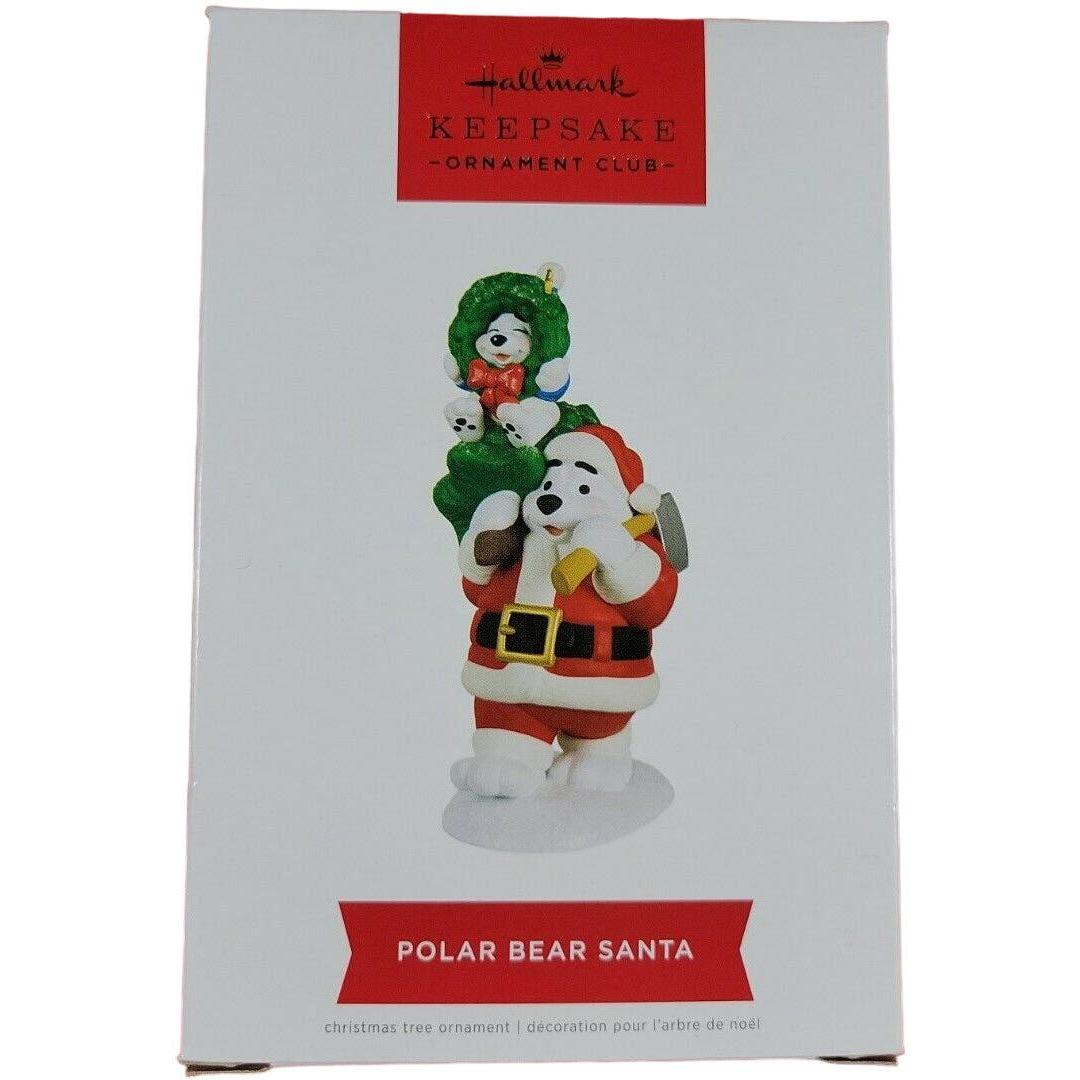 2022Polar Bear Santa Hallmark Ornament (Santa Claus) QDB1003