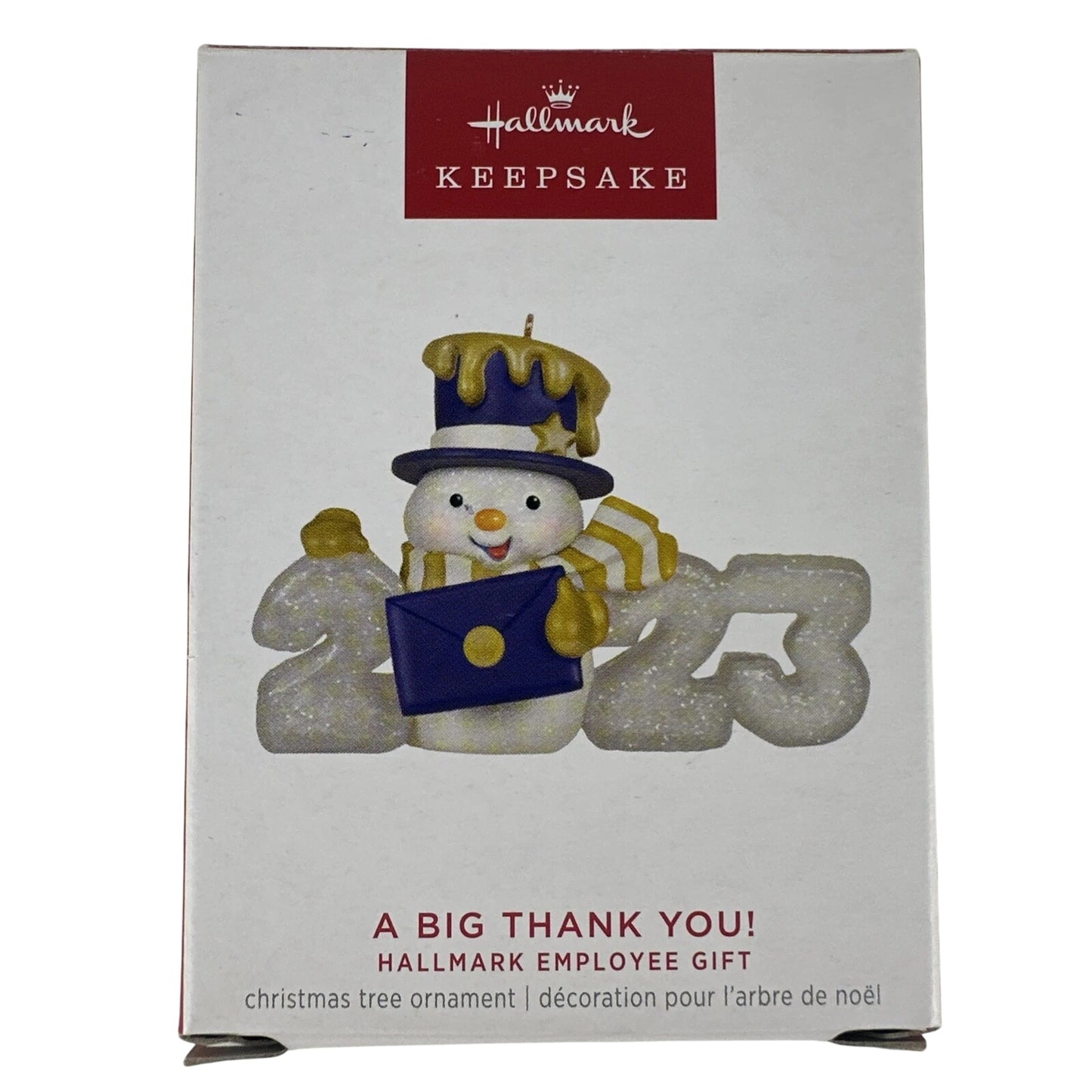 2023 A Big Thank You! Hallmark Ornament (Frosty Fun Decade) LPR3677