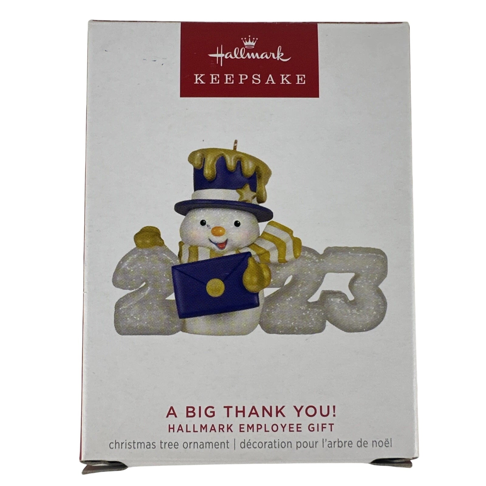 2023 A Big Thank You! Hallmark Ornament (Frosty Fun Decade) LPR3677