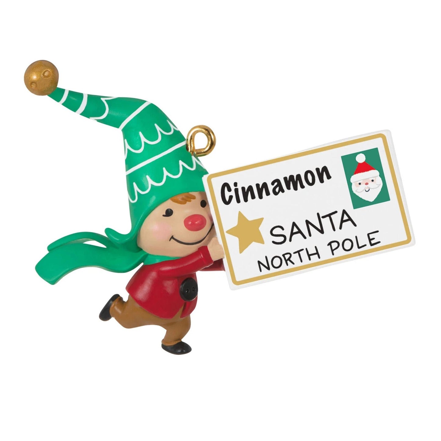 2023 Cinnamon's Letter to Santa Hallmark Ornament (Gnome for Christmas) QXE3319