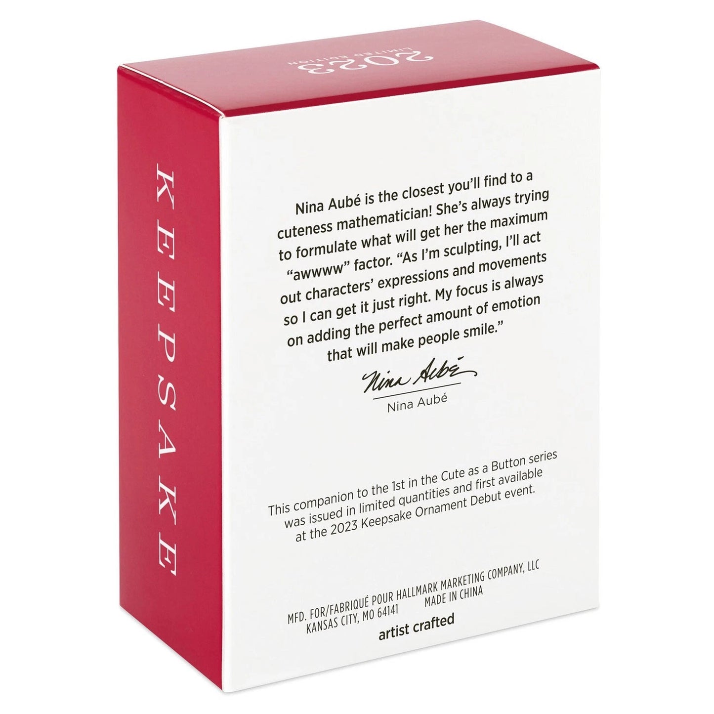 2023 Cute as Button Hallmark Ornament (Cute As a Button) QXE3317